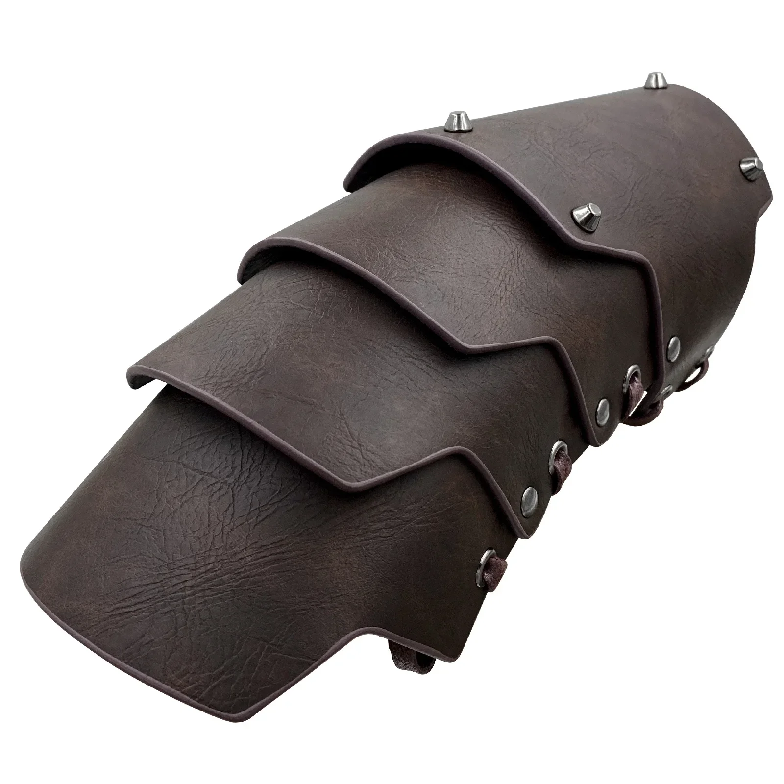 1Pc Medieval Viking Faux Leather Wide Bracer Men Arm Armor Cuff String Steampunk Gauntlet Wristband Bracelet Cosplay Props