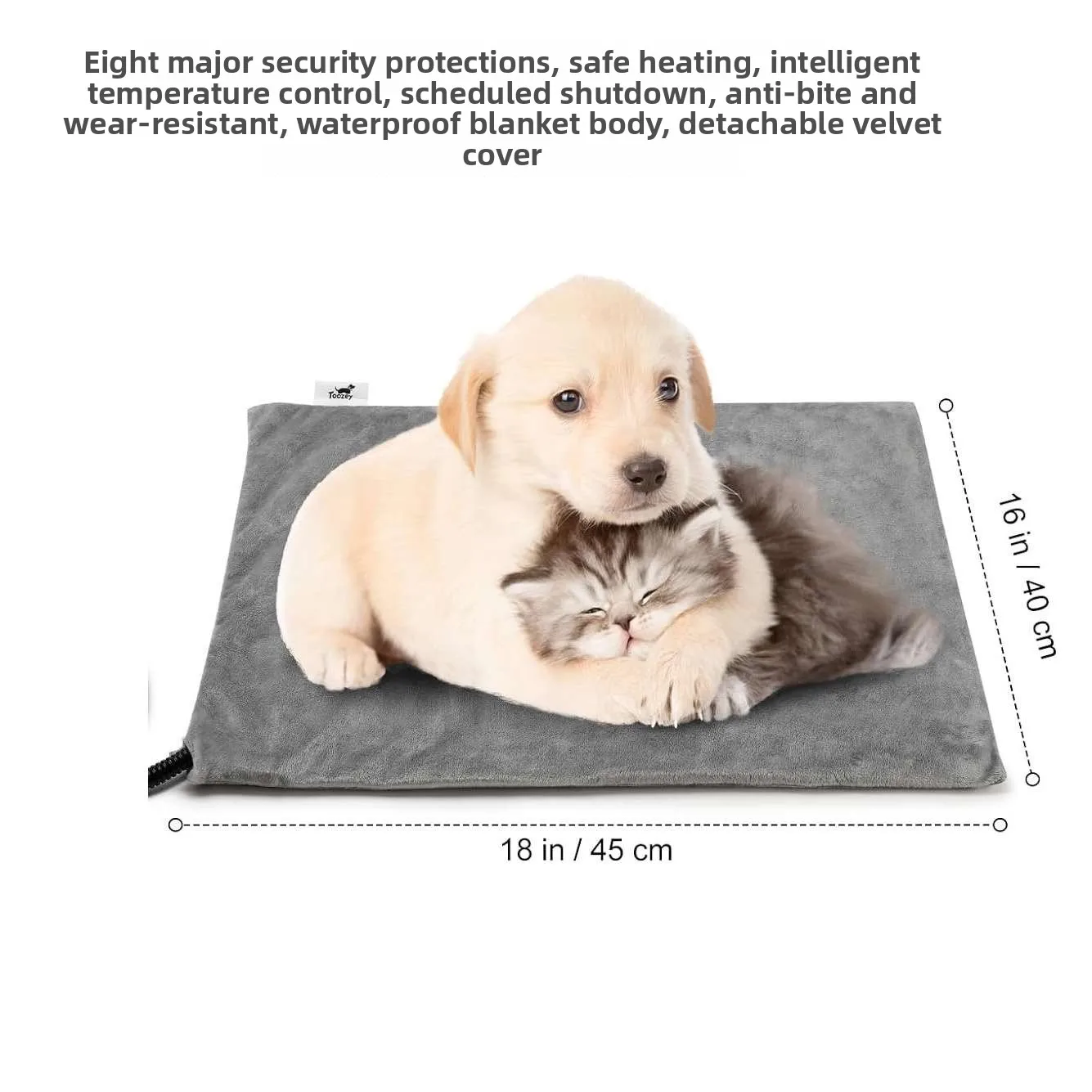 Pet heating pad OEM/ODM flame retardant and anti-scratch intelligent temperature control pet electric blanket