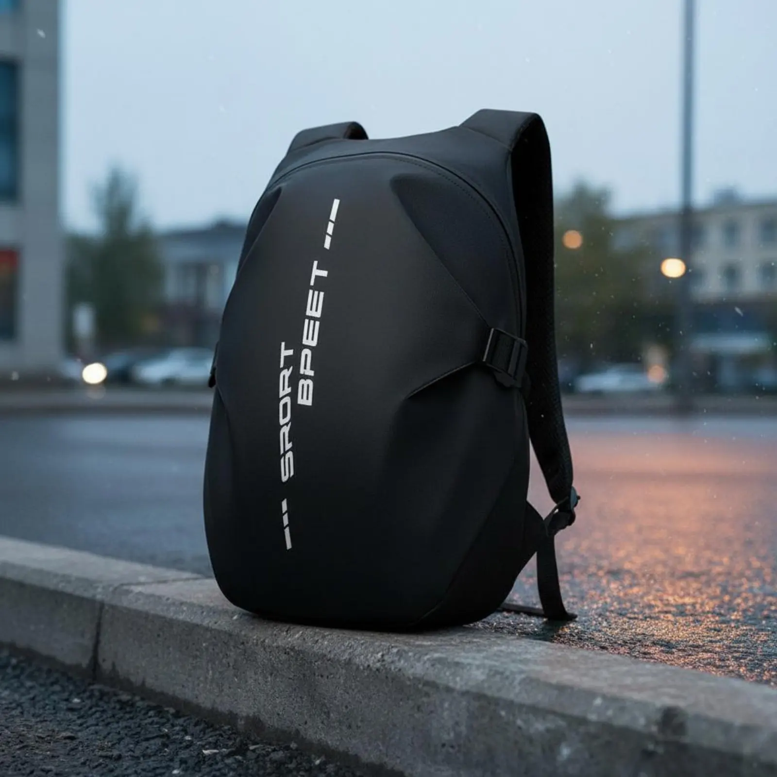 Motorcycle Helmet Backpack Reflective Motorcycle Backpack Motorbike Riding Bag Water-Resistant Rucksack Large Capacity