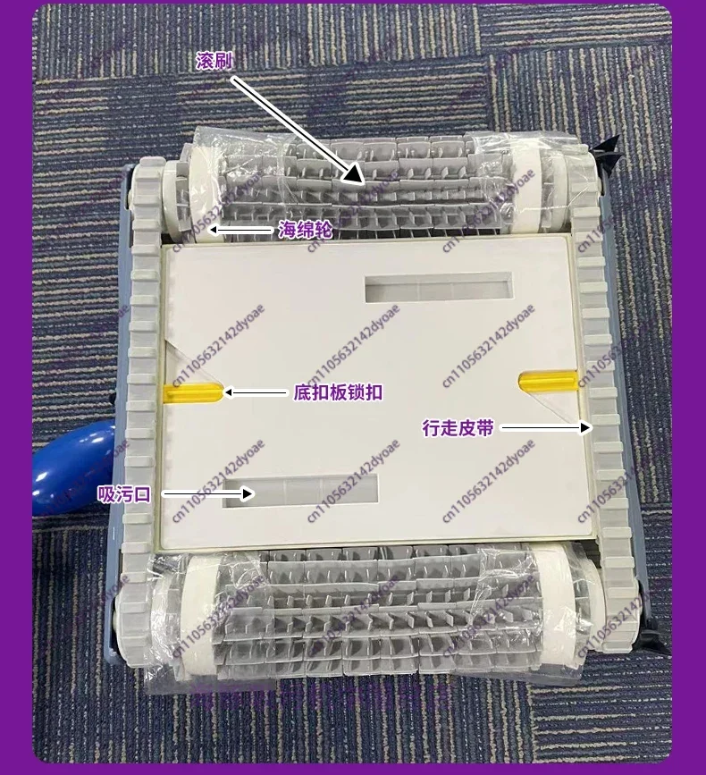 3002 Swimming Pool Vacuum Cleaner Fully Automatic Underwater Vacuum Cleaner M200 Water Turtle Pool Bottom Cleaning Machine