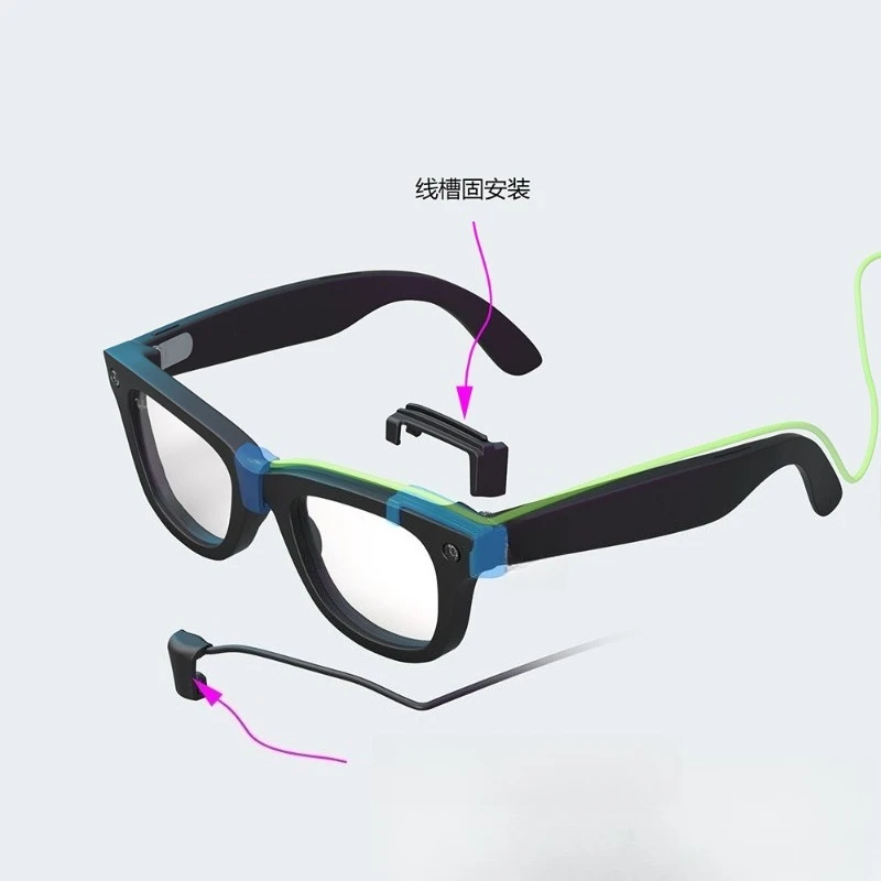 AI glasses special battery life single battery model, button model, no glasses