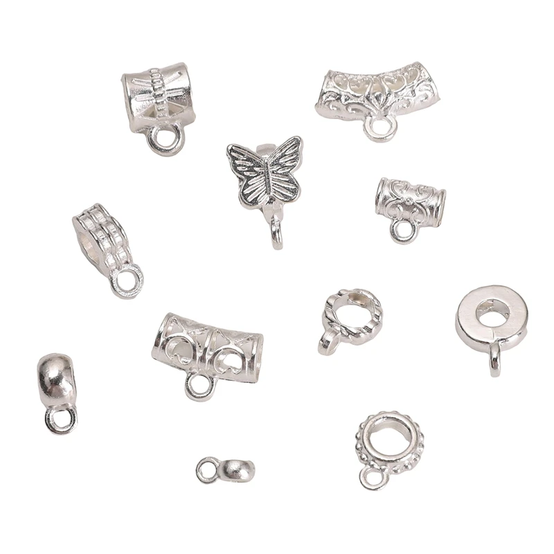 10-50pcs Alloy Three Way Connector Spacer Beads New Chinese Style Charms Pendants DIY Bracelet Necklace Jewelry Making Materials