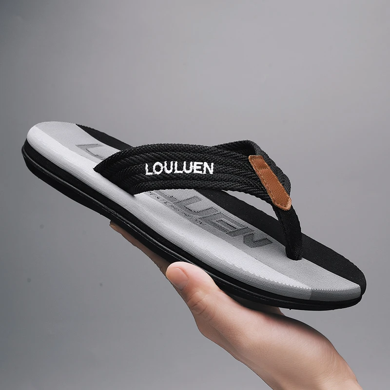 شباشب رجالية، شباشب رجالية عالية الجودة رائجة البيع، شباشب شاطئ صيفية مضادة للانزلاق، عصرية للرجال، قابلة للتنفس، ج