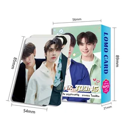 96 Pcs/Set Thai Star JoongDunk Laser Lomo Card Joong&Dunk Satr Characters 3 Inches Photocard Stickers Fans Collection Cards