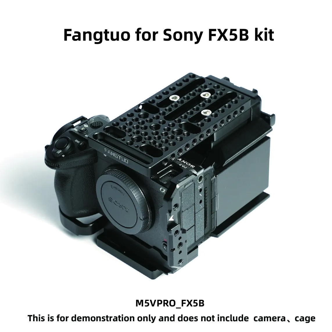 FANGTUO SONY FX5-FX3 For M5VPRO  Cinema Camera,  Cage Expansion,V-Mount Battery Kit，It is also compatible with other cameras.