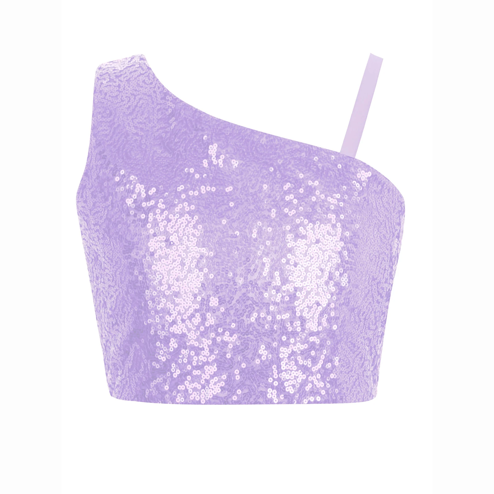 Children Sparkly Sequin Tops for Girls Fashion Party Clothes Sleeveless Tops for Banquet Prom Wedding Celebration Dancewear