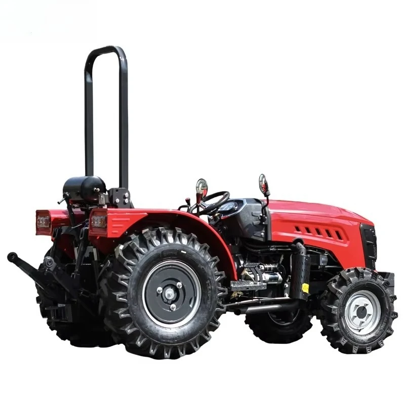Multifunctional 4x4 8F+8R 25HP 4 Cylinder Width Less 1.5m Small Mini Farm Garden Tractor with Wholesale Prices