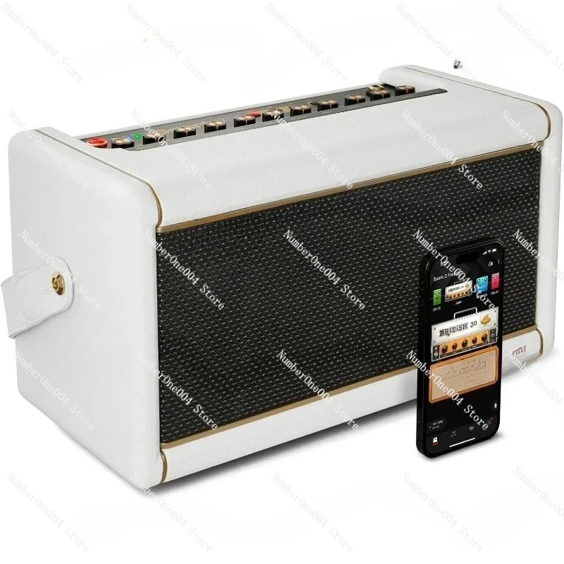 

New Spark Mini Go Mini Portable Smart Electric Guitar Bluetooth Effect Device Speaker Internal Recording Rechargeable
