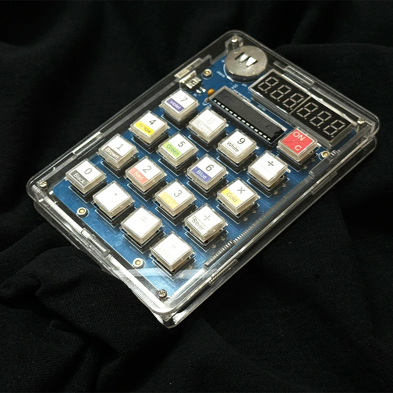 Self made calculator DIY welding kit 51 single-chip microcomputer computer teaching and training experiment electronic exercise