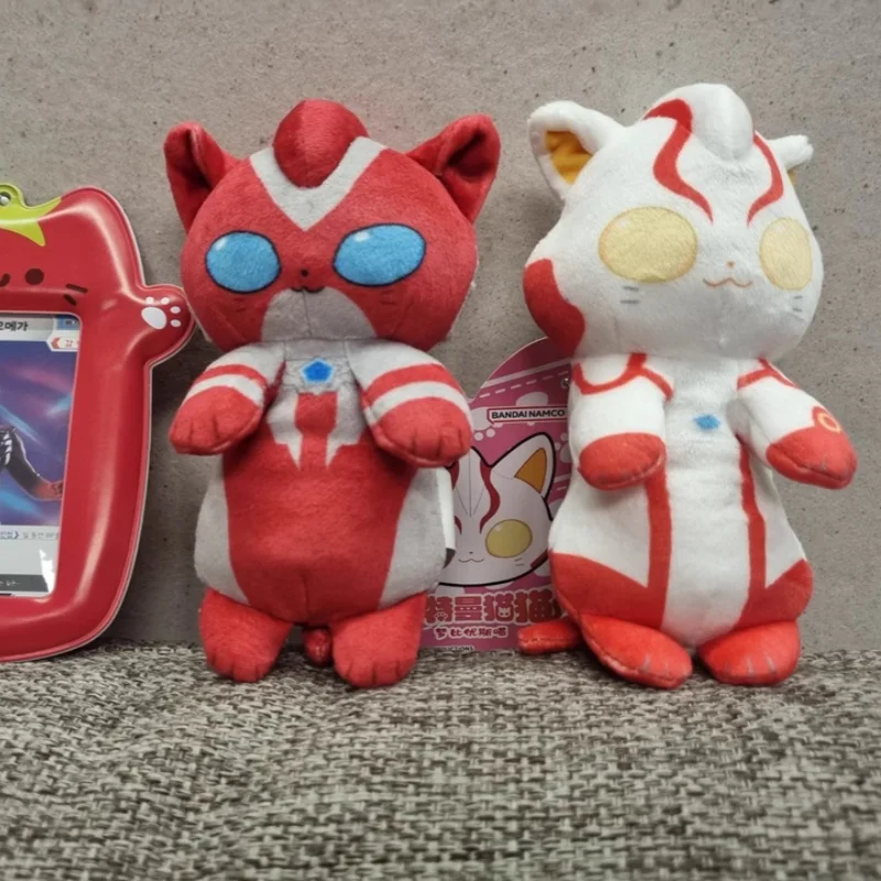 

Ultraman Cat Pendant Plush Keychain Cute Doll Dream Biyu Meow Sailo Meow Doll Bag Boutique Hanging Decoration Collection Toys