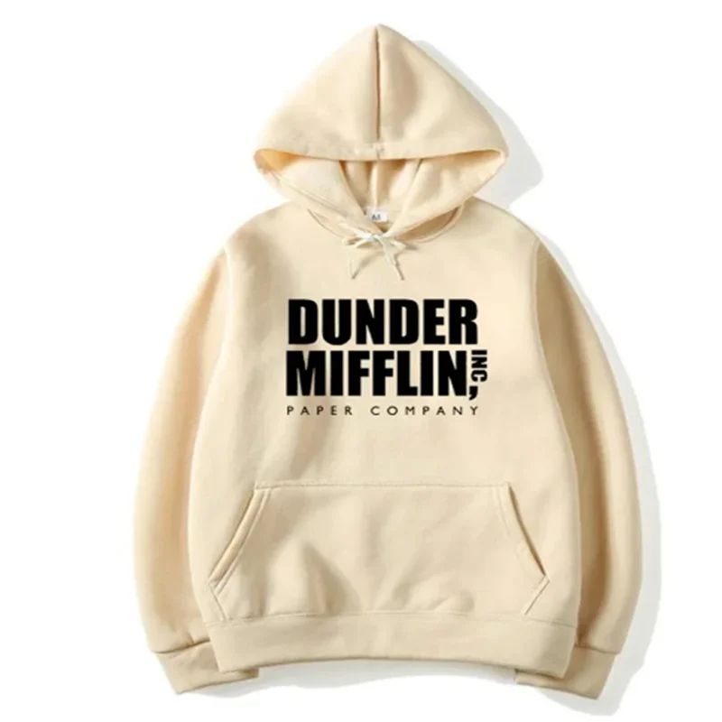 Dwight Schrute Hoodies para homens e mulheres, pulôver casual, suéter com capuz, Office Dunder Mufflin CCC, papel