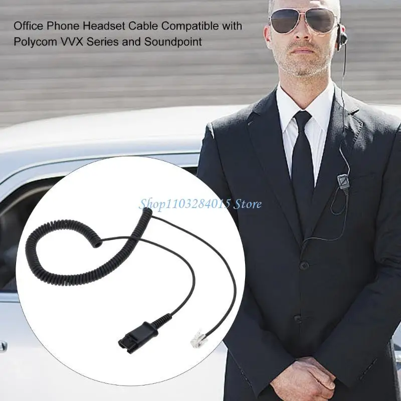 R6FF Headsets Cable for Enhances Compatibility with Multiple Phone Brands
