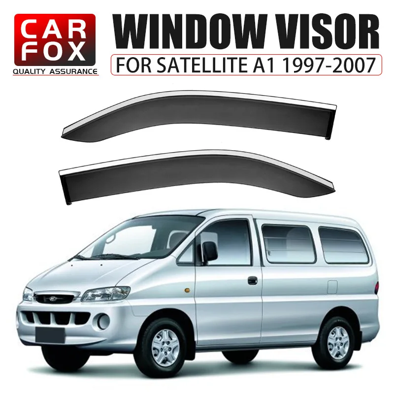 

Для HYUNDAI Satellite 1997-2007: Дефлекторы окон, навесы-козырьки, защита от дождя и солнца, аксессуары для стайлинга автомобиля