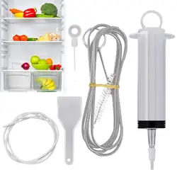 Fridge Drain Hole Clog Remover Household Drain Outlet Anti Clogging Kit Refrigerator Drain Wash Brush For Household Clean Tools