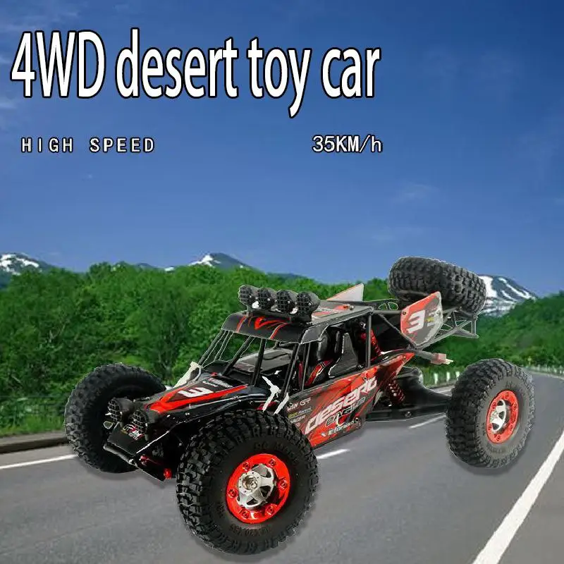 Brushless Motor Four-wheel Drive High-speed Remote Control Climbing Off-road Vehicle Oversized 1:12 Full Scale Big Bike Toy FY03