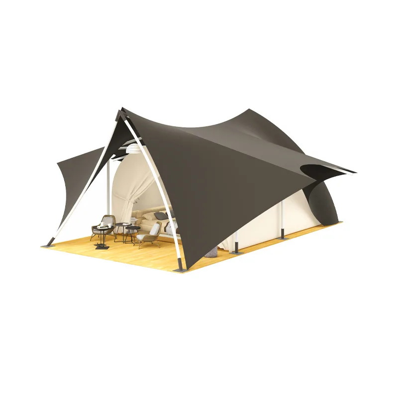 Special-shaped tent bat tent camp hotel outdoor rainproof B & B resort tourist attraction light luxury hotel tent