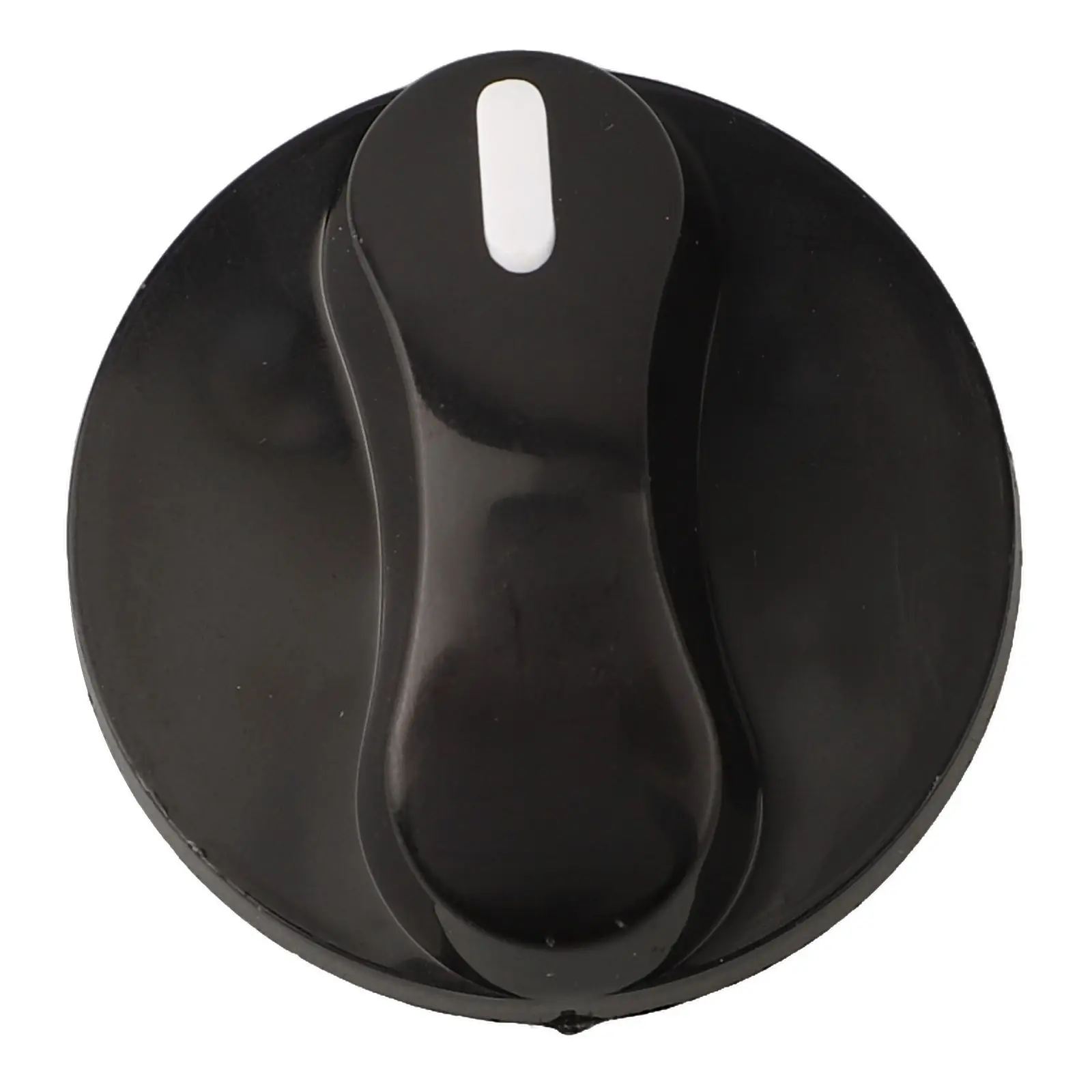 2PCS Black Plastic Gas Stove Knob 8mm Hole 43mm Rotary Switch For Zero Degree Burner Control Replacement Accessories