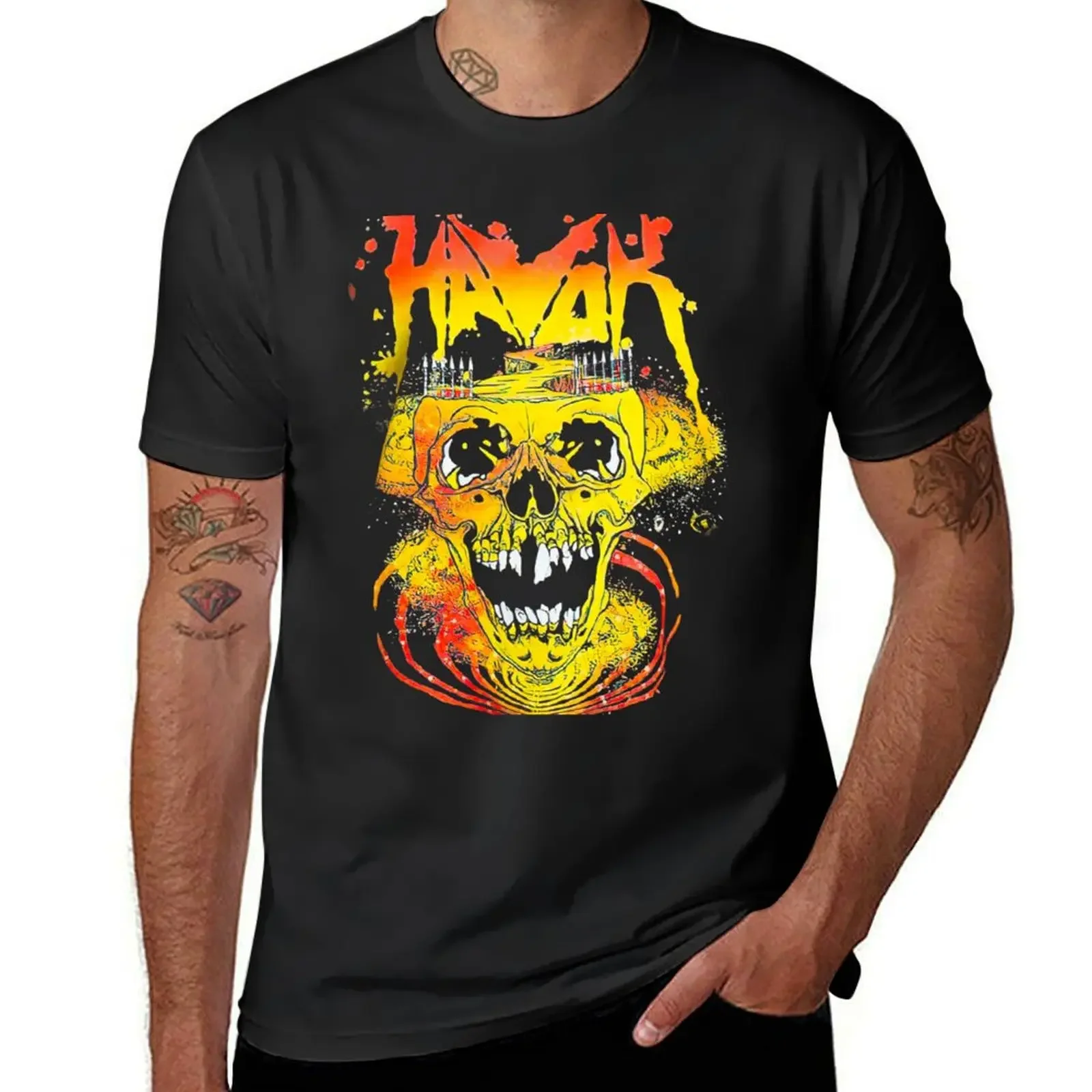 Havok T-Shirt Aesthetic clothing plus size clothes oversized graphic tee animal prinfor boys Men's t shirts