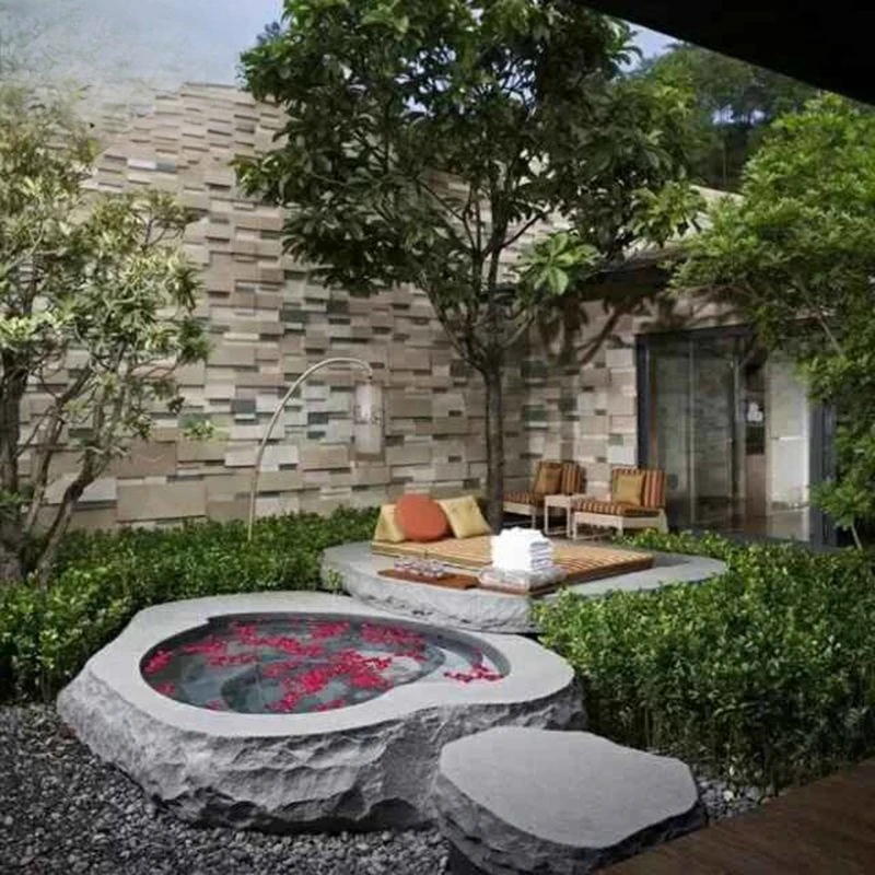 

Natural marble bath Pool Household shower Hotel indoor and outdoor bath