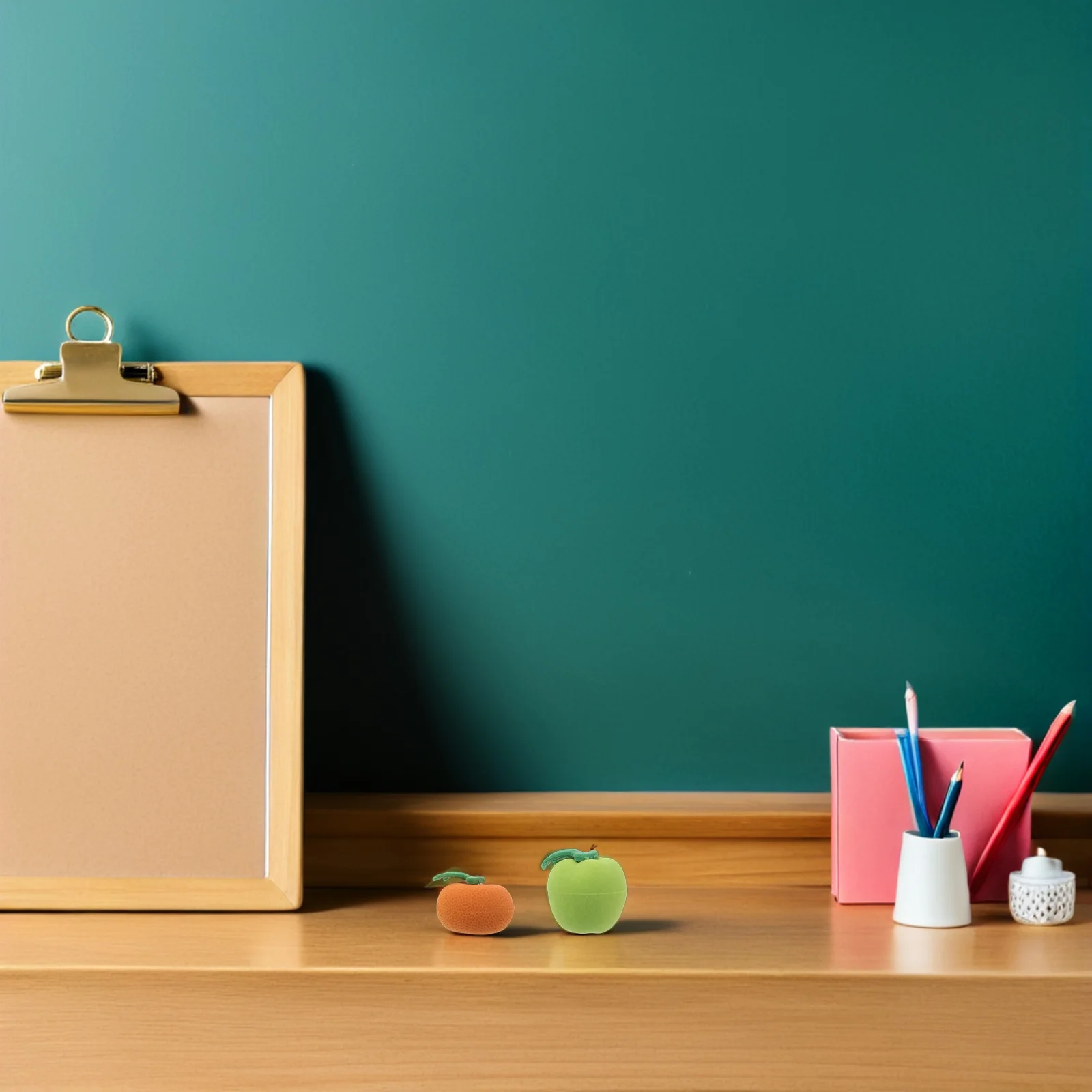 

100Pcs Kawaii Fruit Shaped Erasers Mini Apple Pencil Stationery Classroom Rewards Decorative Pencil Erasers for