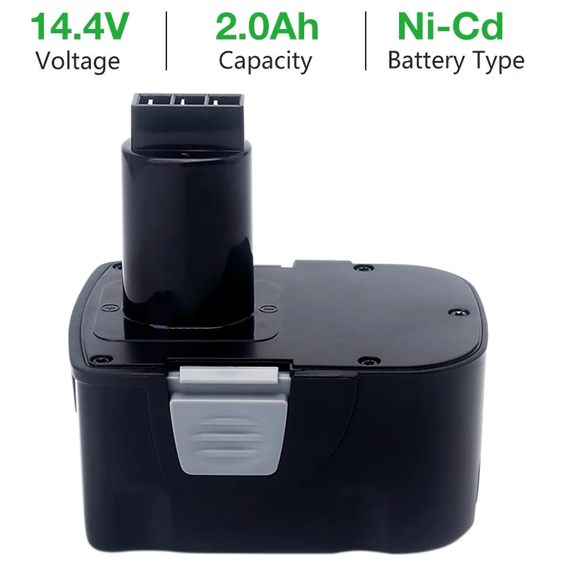 14.4V 3000mAh NI-MH / 2000mAh Ni-CD DA-13 Rechargeable Battery for Interskol H14 EB14 Screwdriver Power Tool Battery