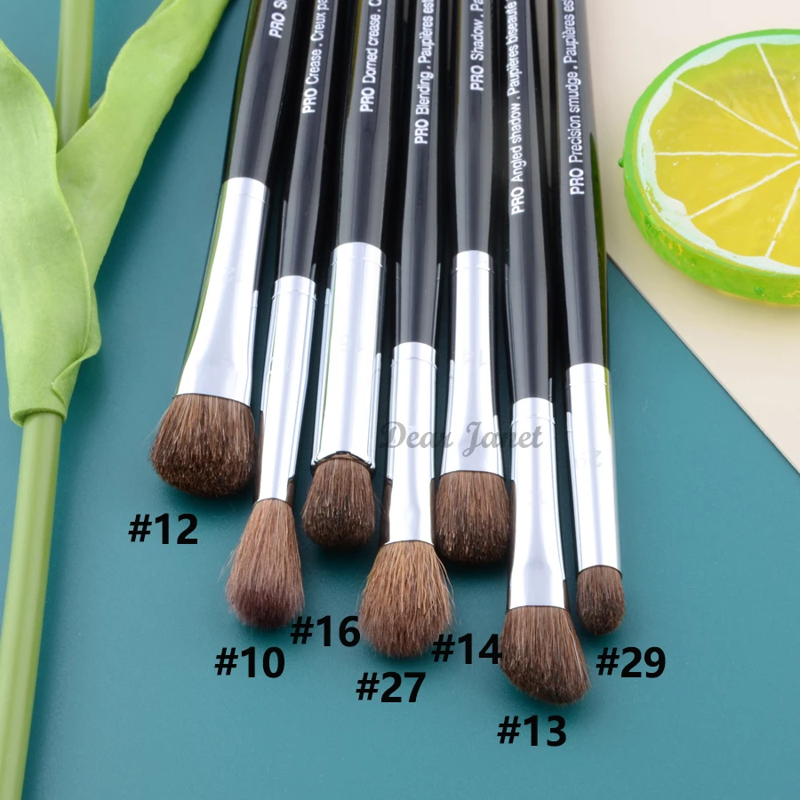 S series Pro makeup brushes big middle small size eye shadow eyebrow concealer highlight eyeliner Lip liner detail Make up brush