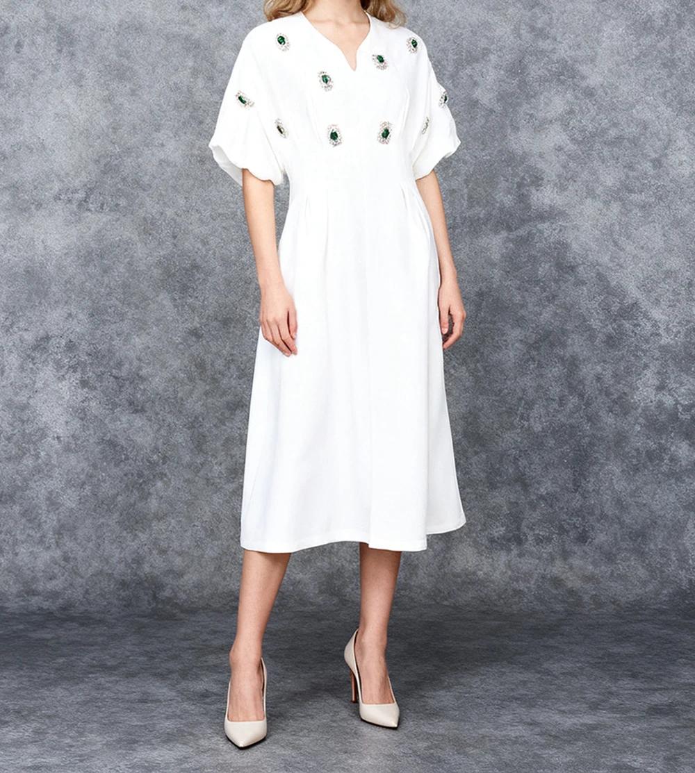 غير متناظرة أنيقة عارضة الماس الخامس الرقبة بلا أكمام قميص بالإضافة إلى حجم اللباس-GZXXX380 #3