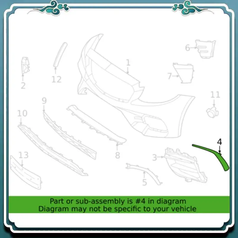 

ABTU-For Mercedes-Benz E-Class C238 2015 - 2018 Front Bumper Trim Strip 2138856306 2138856406 Car Replacement Accessories
