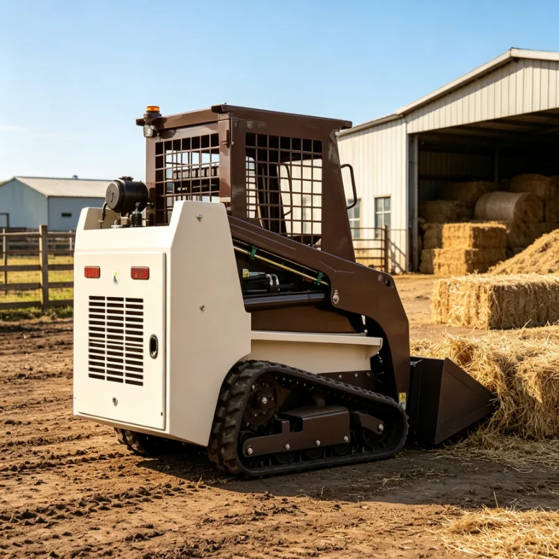 Customized Small Skid Steer Loader Wheel Drive Compact Design Agricultural Use With Durable Steel Construction Body