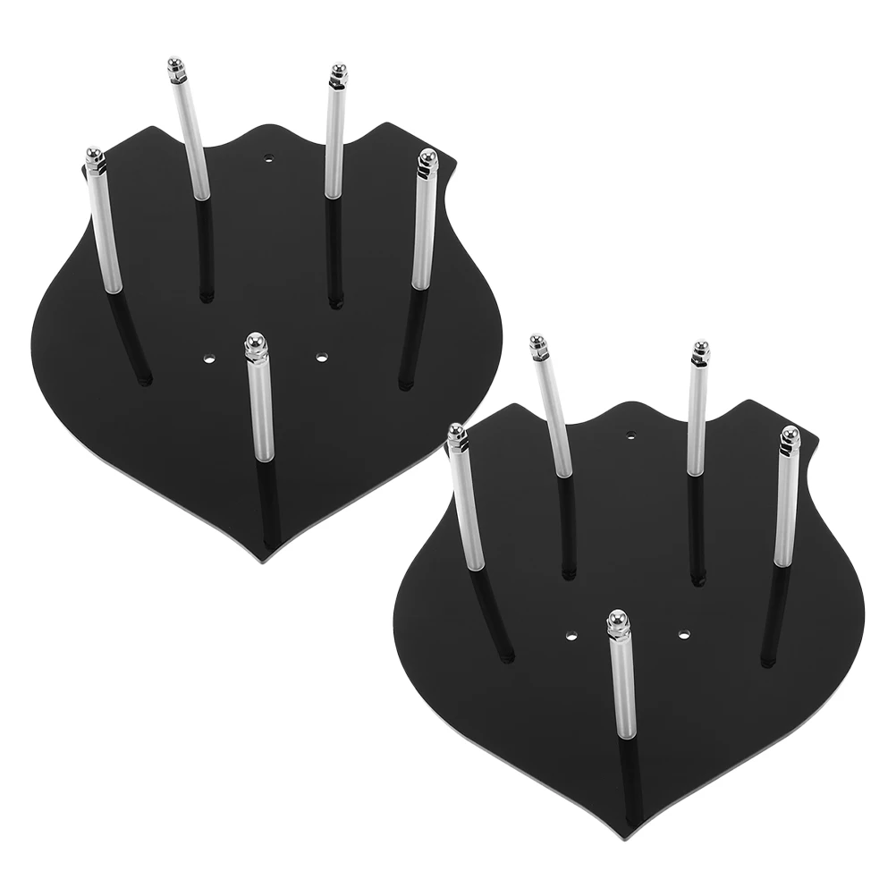 

2pcs Martial Sword Stand Mounts Medieval Holder Hanging Lightsaber Rack Display Storage Solution Stable
