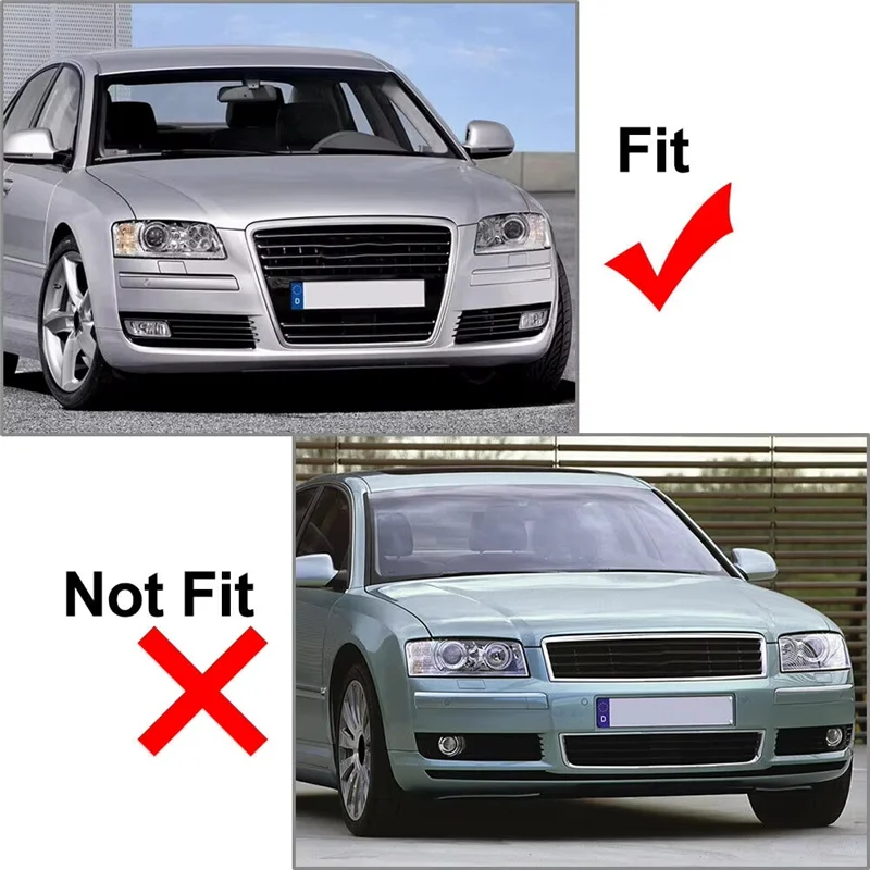 

Front Headlight Lens Cover For A8 D3 2005-2010 Transparent Lampshade Headlamp Cover Shell 4E0941003BE 4E0941003BF-A28K