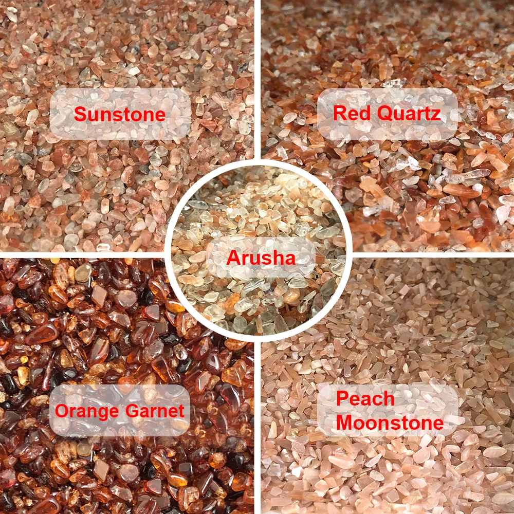 Fish Tank Gravel - Pierres naturelles de pierre de lune,