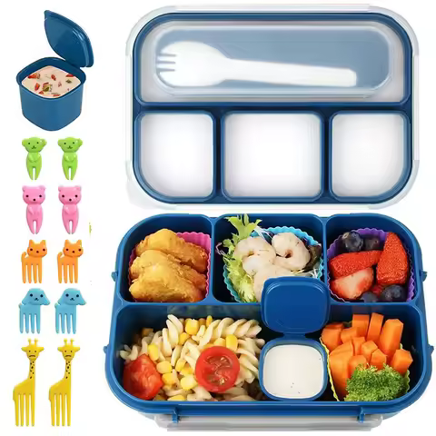 12 piece set of hot selling plastic lunch boxes, microwave school lunch boxes, student fruit signature grid lunch boxes