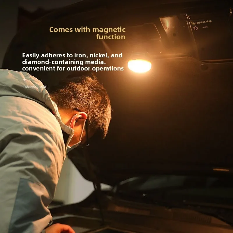 Small LED Rechargeable Flashlight: Super bright, with Multi-functions like Power Bank, Magnetic Adsorption and Hanging