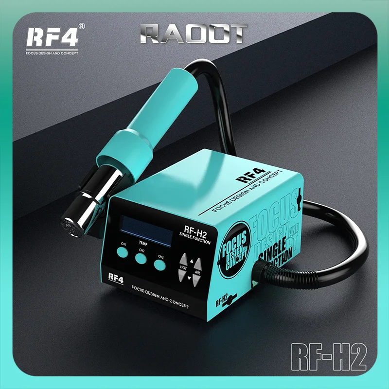 

RF4-H2 Automatic Sleep SMD Bga Hot Air Solder Rework Station with Digital Screen Hot Air Gun for Phone Repair Solder Station