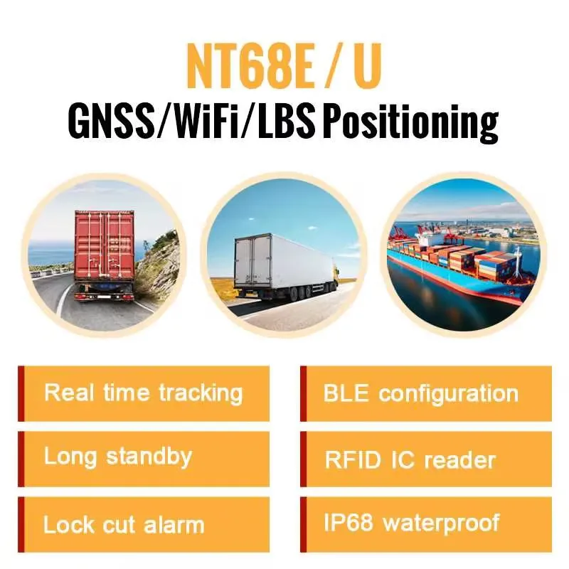 2026 Anti-theft Smart Gps Container E Gsm/lbs Android App Digital Real-Time Remote Control Logistics Tracker