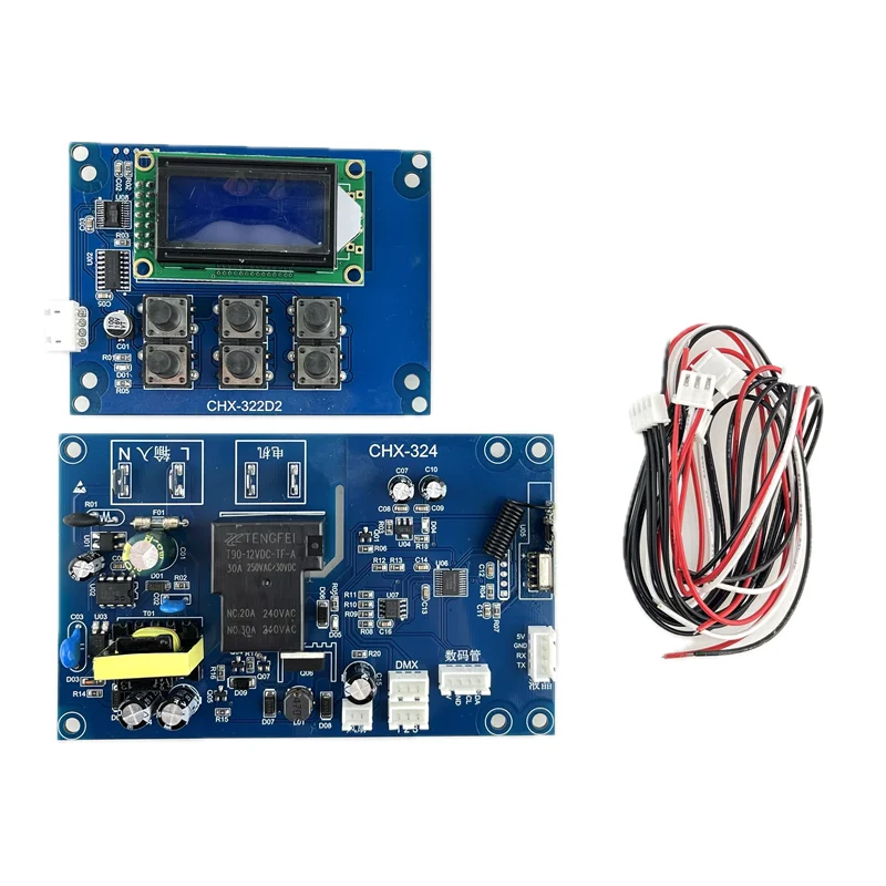 

CHX-324 сценическое освещение, машина с двойным туманом и спецэффектами, дымовая машина, материнская плата, панель управления, аксессуары для ремонта