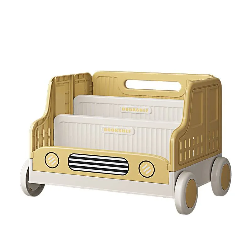 Baby Bookshelf Children's Picture Book Shelf Large Capacity Simple Book Storage Shelf Toy Storage Basket Baby Walker