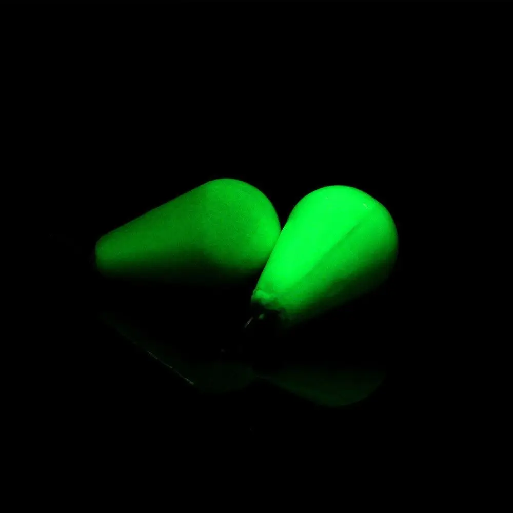 11g-35g Luminous Wrapped Pendant Drop-shaped Luminous Lead Drop Olive Pendant 360 Degree Rotation Containing Lead Boat Fishing