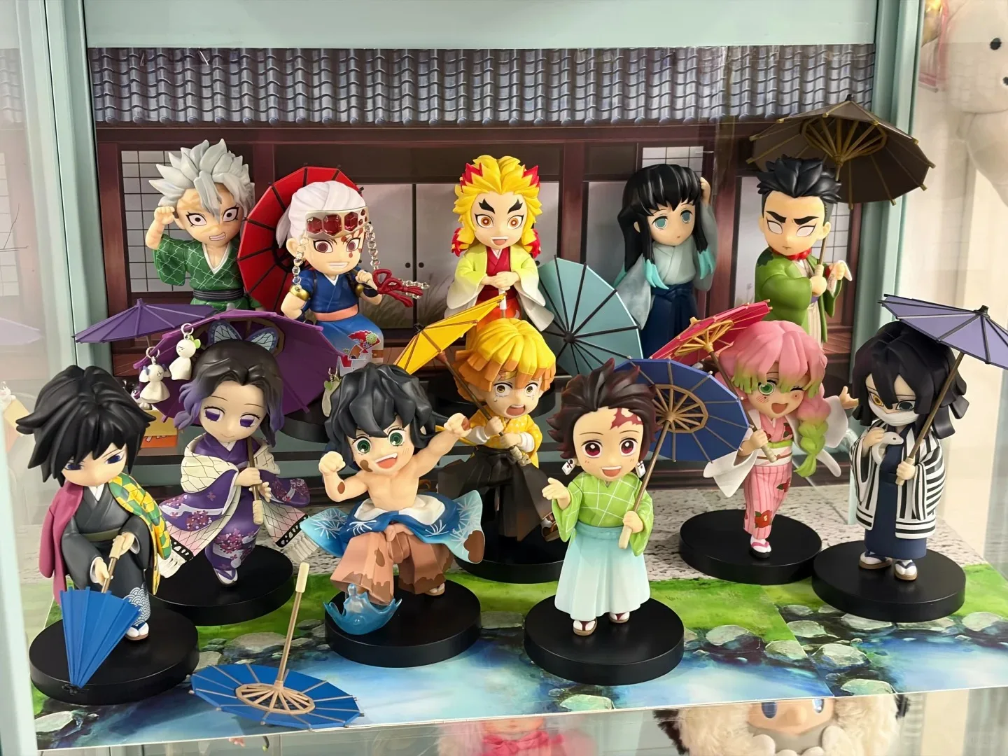 Anime-Figur Demon Slayer Figuren Kimetsu No Yaiba Puppe Tanjiro Nezuko Zenitsu Figurine Plum Rain Serie Actionfigur Modell Spielzeug – Detail 10