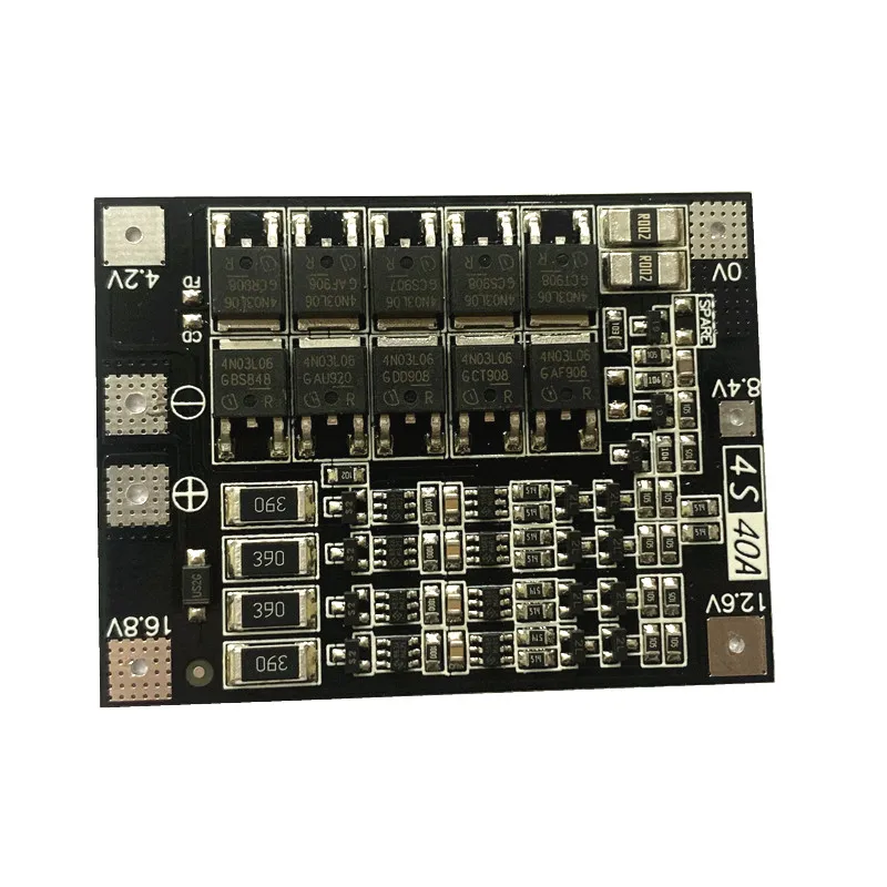 12V 3S 4S 30A 40A 50A BMS lipo/Lifepo4 tablica zabezpieczająca baterię do produktów silnikowych 300-400W, oświetlenie lampa LED około 350W