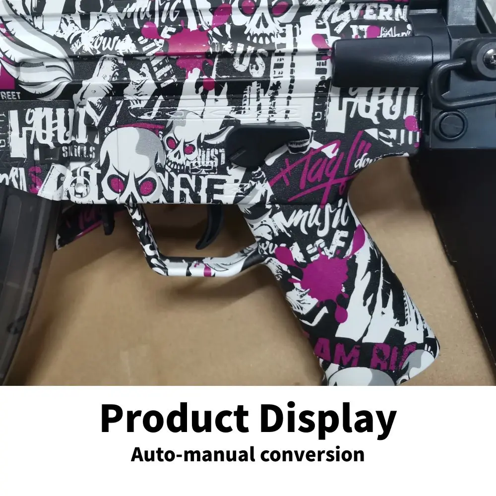 Pistola a sfera in plastica automatica MP5K Pistole idrogel Pistole a sfera in gel di pirata per pistola giocattolo con fucile elettrico in gelatina d'azione