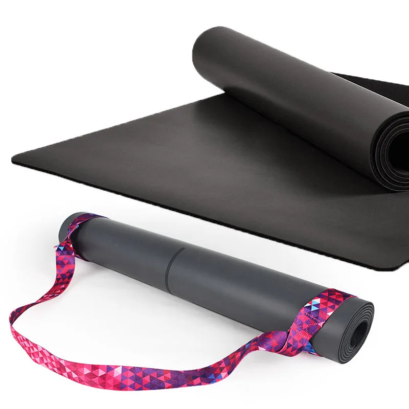 

Custom PU Rubber Yoga Mat With Alignment Lines Non Slip Fitness Exercise Matpromote sales
