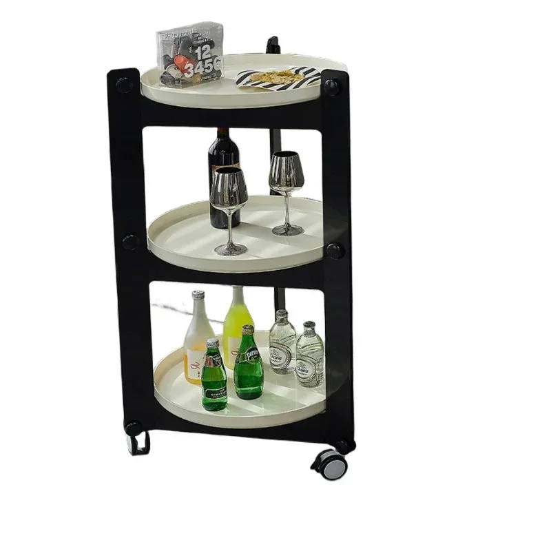 Movable coffee table living room home sofa side few Internet celebrities Nordic simple wheeled cart bedside small apartment