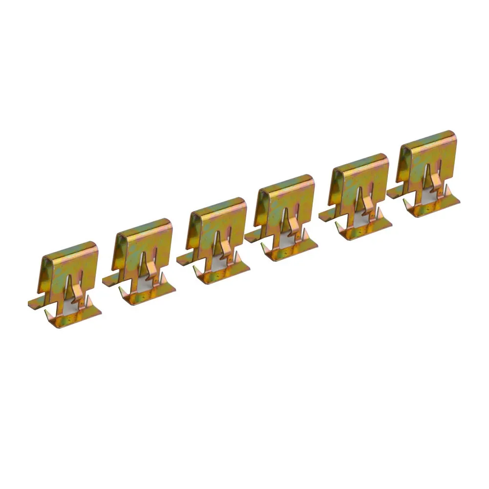 Accessories Useful Metal Retainer Clip Part Practical Yellow High Quality Replacement 12.2x12.7x15.5mm Bronze Tone