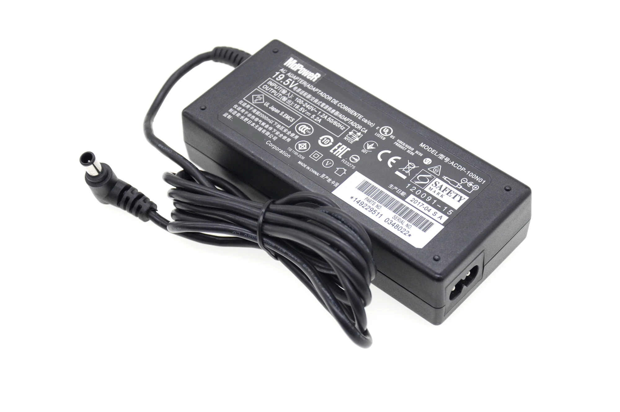 ACDP-100D01 19.5V 5.2A 101W TV AC Adapter For Sony KDL-43W800C KDL-42W706B KDL-43W809C KDL-43W755C KDL42W706B KDL43W829B