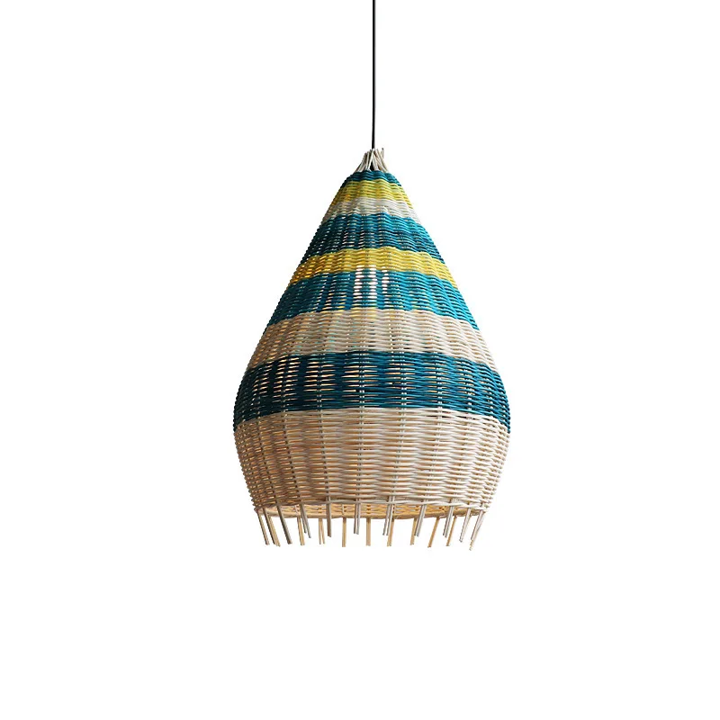 Japanese chandelier, bedroom lamp, dining room, bar, study, tea room, rattan lamp, Chinese pastoral homestay, tatami mat, rattan