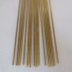 Tiges de fils de barre en laiton, 5 pièces, longueur 500mm, électrode 1.0/1.2/1.3/1.5/1.6/1.8/2.0/2.2/2.5/3.0mm, réparation soudage brasage le plus récent