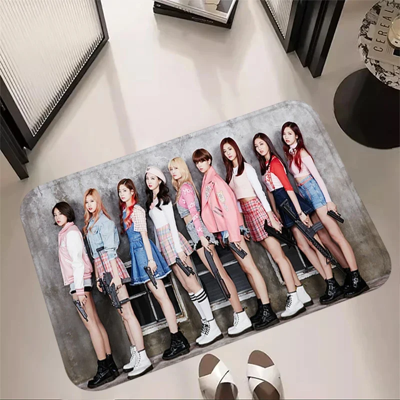 

EE01 House Entrance Doormat Twice Fluffy Carpet Living Room Rugs Foot Carpets Bathroom Rug Floor Mats Non-slip Hallway Mat Home！