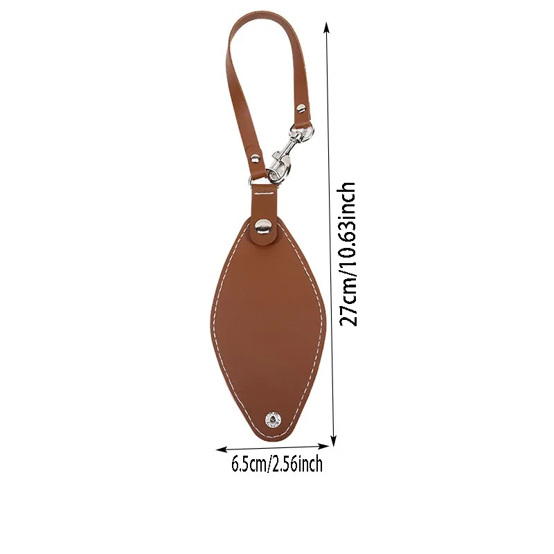 Multi-purpose PU Leather Gloves Hook Outdoor Camping Tactical Climbing Rope Holder Anti-lost Hanging Buck Strap Safety Clip Belt